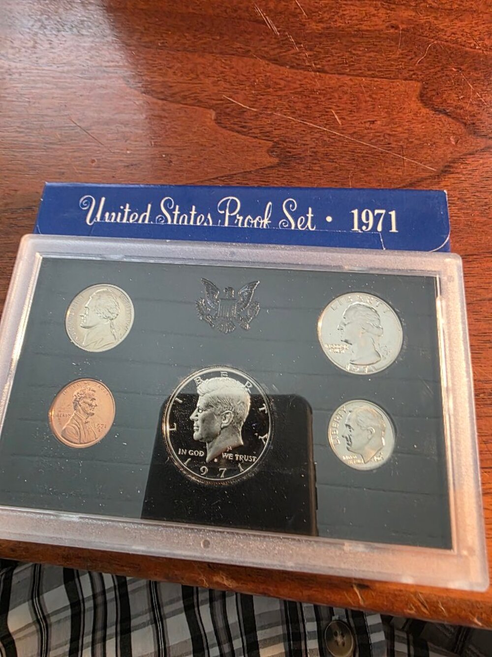 1971 S UNITED STATES PROOF SET OF COINS, NEW IN BOX
